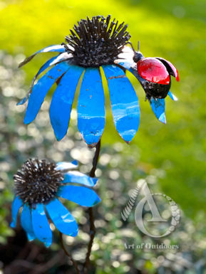 Gerbera with Ladybug