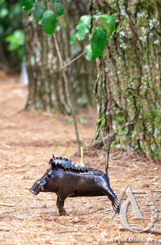 Metal Bush Pig Small