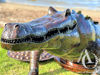 Metal Serwer Crocodile in a Drain