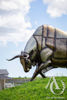 Scrap Metal Bull Life Sized