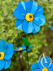 Metal Flower Stems freestanding