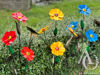 Metal Flower Stems freestanding