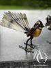 Metal garden art fantail