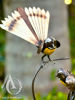 Metal garden art - Fantail on a Stem