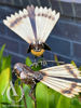 Metal garden art - Fantail on a Stem