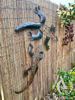 Metal gecko wall art