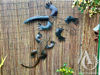 Metal gecko wall art