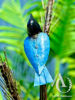 Bird on a Wheat Stalk Metal Sculpture