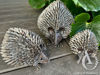 Metal Hedgehog set of 3