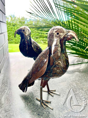 Metal Kea Parrot