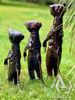 Metal meerkat family