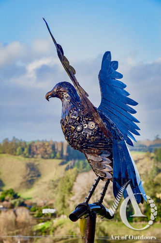 Steampunk Perched Eagle