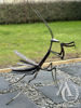 Steampunk Praying Mantis metal sculpture