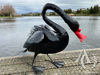 Metal Swan Garden Art