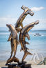 Hammerhead Dolphin Metal sculpture