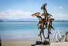Hammerhead Dolphin Metal sculpture