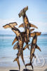 Hammerhead Dolphin Metal sculpture