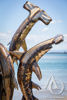 Hammerhead Dolphin Metal sculpture