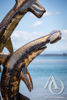 Hammerhead Dolphin Metal sculpture