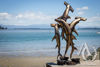 Hammerhead Dolphin Metal sculpture