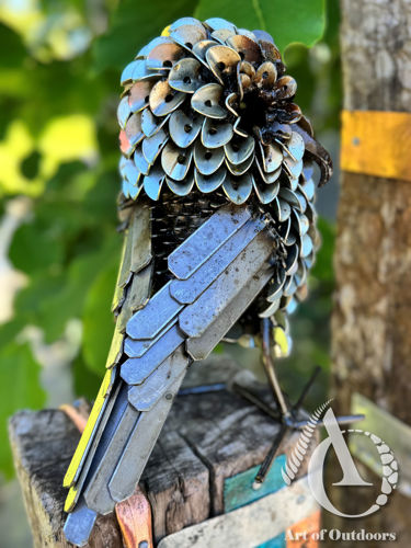 Steampunk Scrap Metal Owl