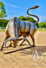 Scrap Metal Bull Life Sized