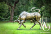Scrap Metal Bull Life Sized