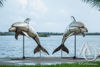 Metal Dolphin Sculpture
