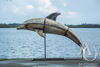 Metal Dolphin Sculpture