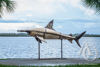 Metal Hammerhead Shark Sculpture