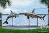 Metal Hammerhead Shark Sculpture